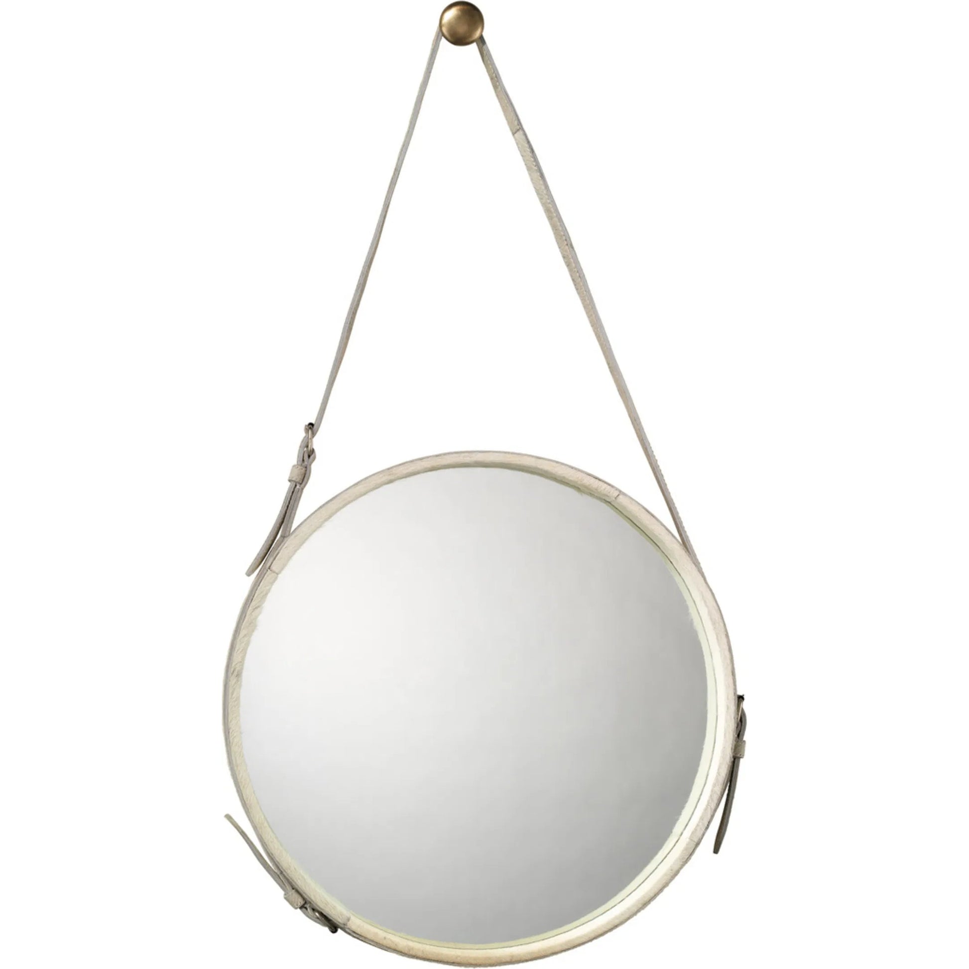 Round Mirror by Jamie Young. Made from unique in a coastal style.