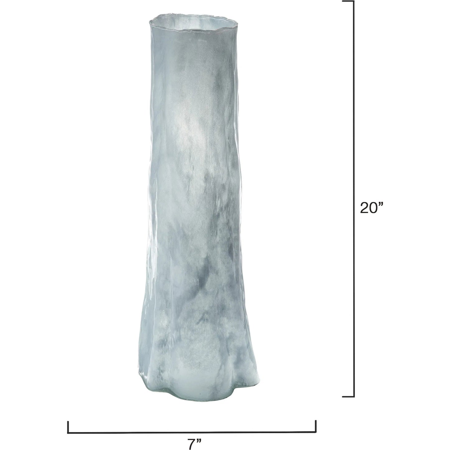 001 SI-2320403 | Additional Silo | Sequoia Vase by Jamie Young. Made from glass in a modern style.
