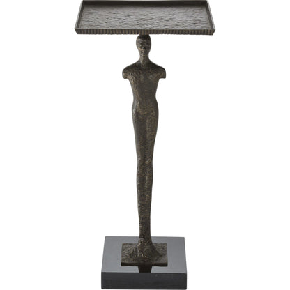 Modern Woman Table by Global Views in bronze. Made from iron, granite in a eclectic & global style.