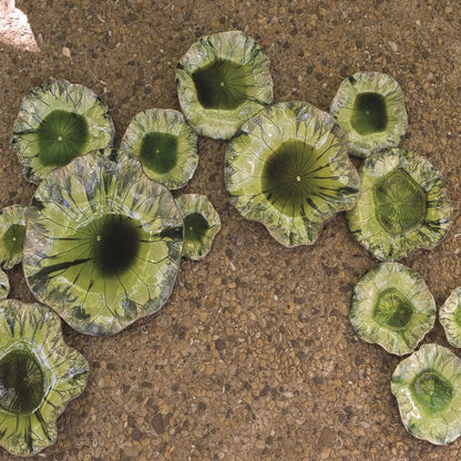 Free for Lily Plate by Global Views. Made from ceramic in a coastal style.