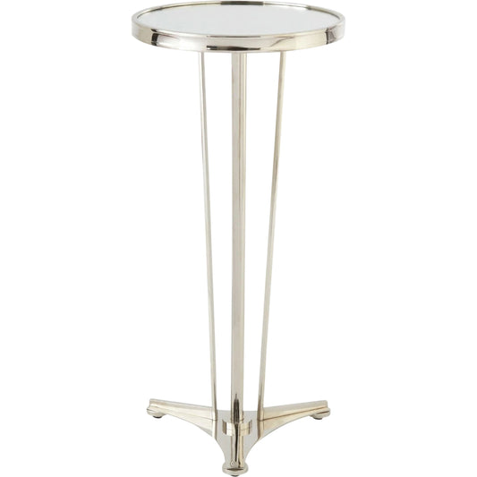 French Moderne Side Table by Global Views. Made from unique in a transitional style.