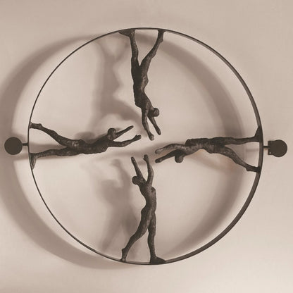 Reaching for Center Panel by Global Views. Made from iron in a eclectic & global style.