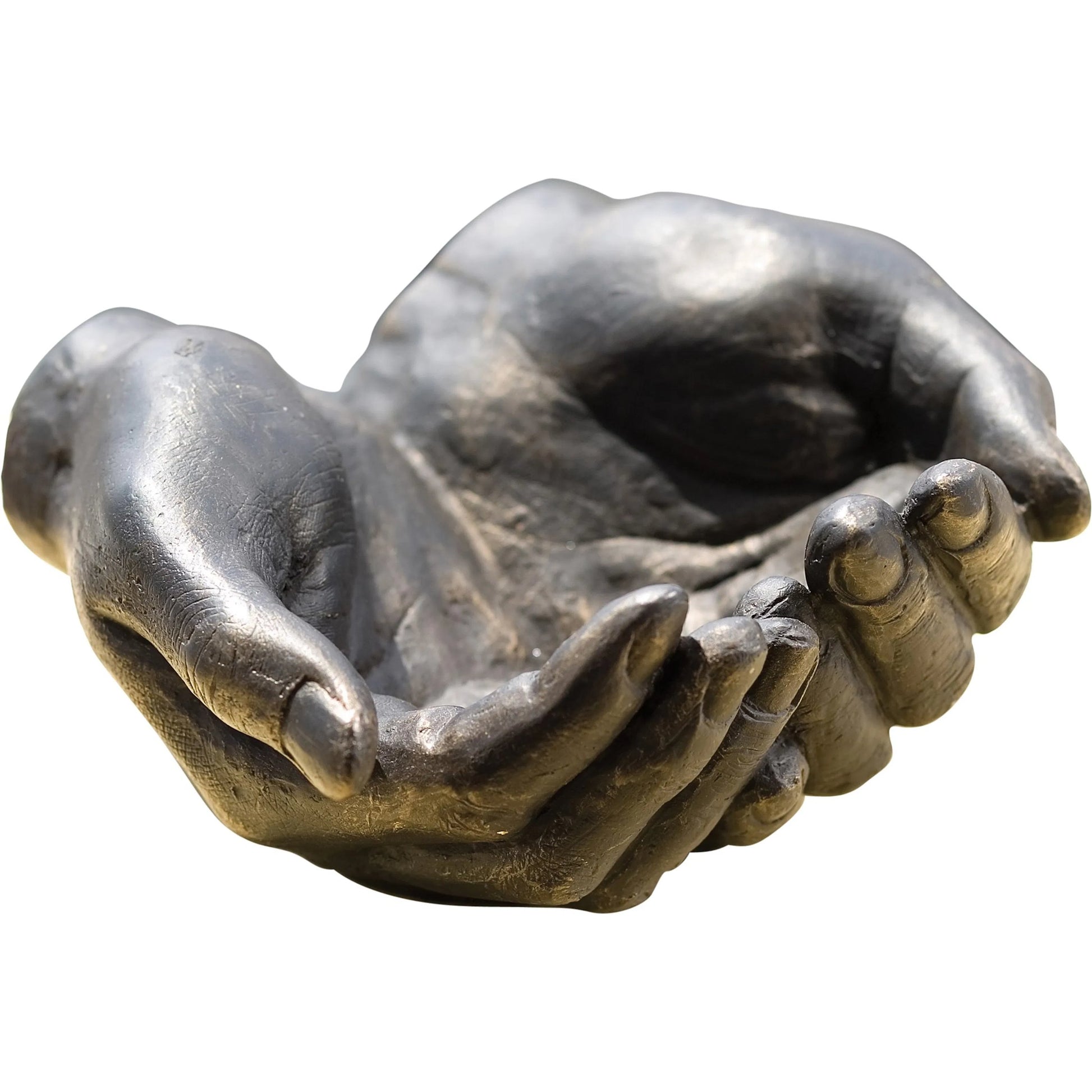 Hand Bowl by Global Views in antique statuary bronze. Made from iron in a eclectic & global style.