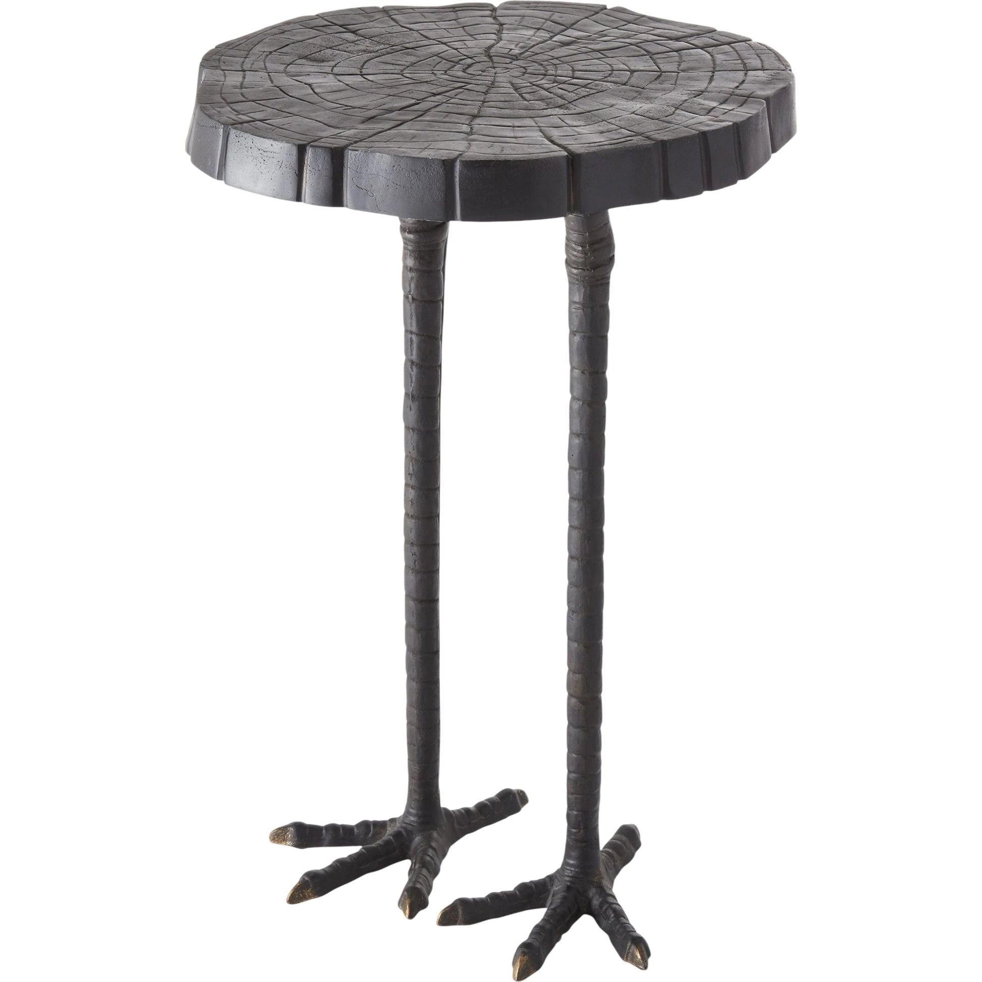 Ostrich Table by Global Views in black powder coat. Made from iron in a eclectic & global style.