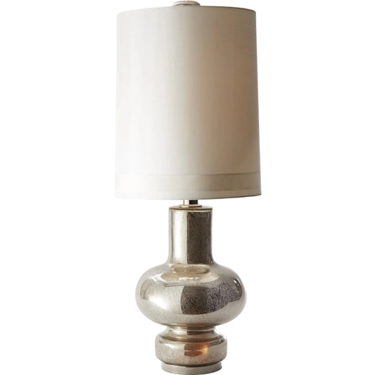 Inner Lamp by Global Views in nickel. Made from hand-blown antique mercury glass in a eclectic & global style.