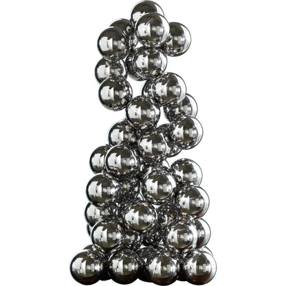 Sphere Sculpture by Global Views. Made from brass in a modern style.