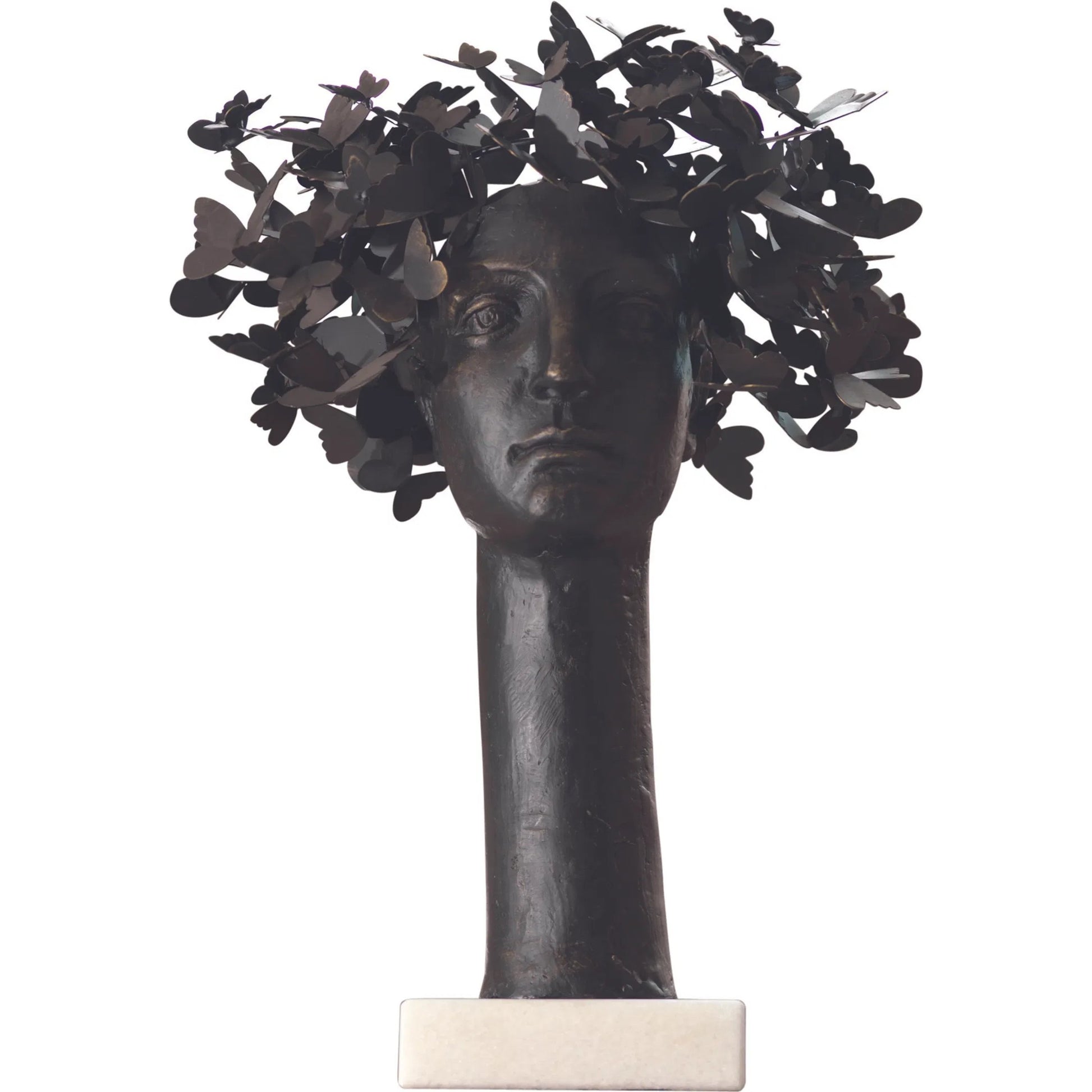 Butterflies for Brains by Global Views. Made from cast iron, white marble, iron in a eclectic & global style.