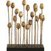 Poppy Pod Sculpture by Global Views. Made from cast iron in a eclectic & global style.