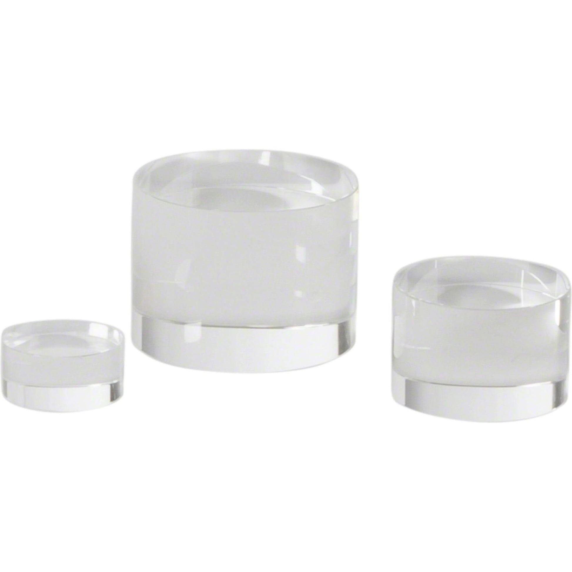 Crystal Column Riser by Global Views. Made from crystal in a modern style.