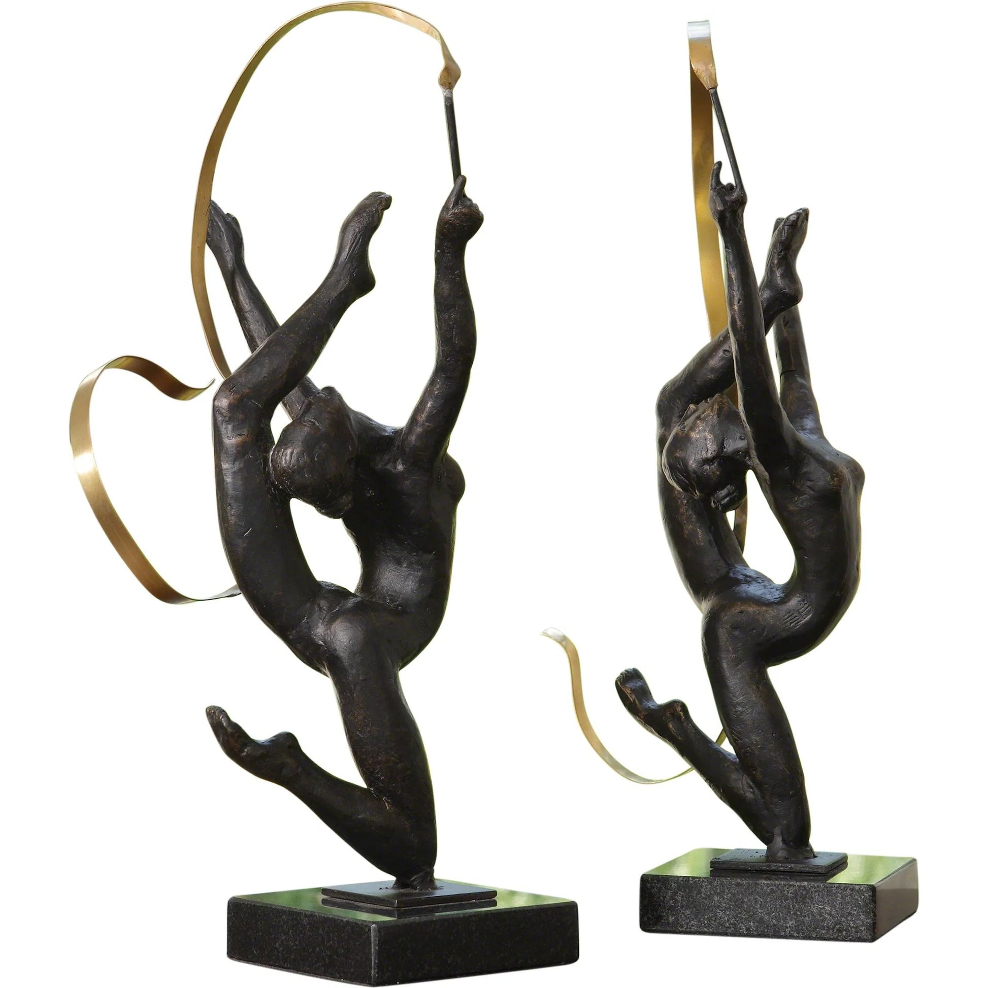 Ribbon Dancer by Global Views. Made from granite, cast iron in a eclectic & global style.
