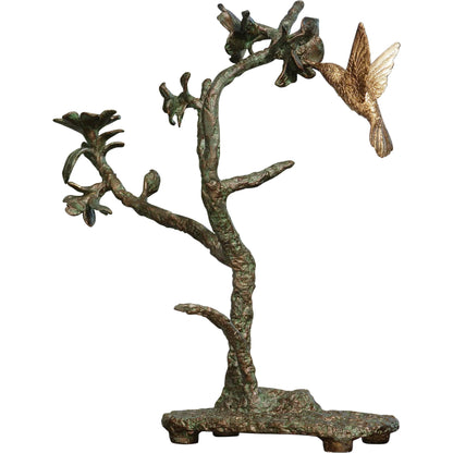 Hummingbird by Global Views in verdi, brass. Made from iron in a eclectic & global style.