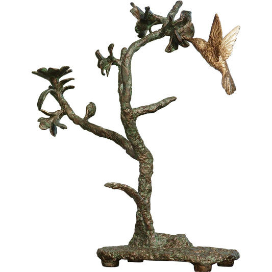 Hummingbird by Global Views in verdi, brass. Made from iron in a eclectic & global style.