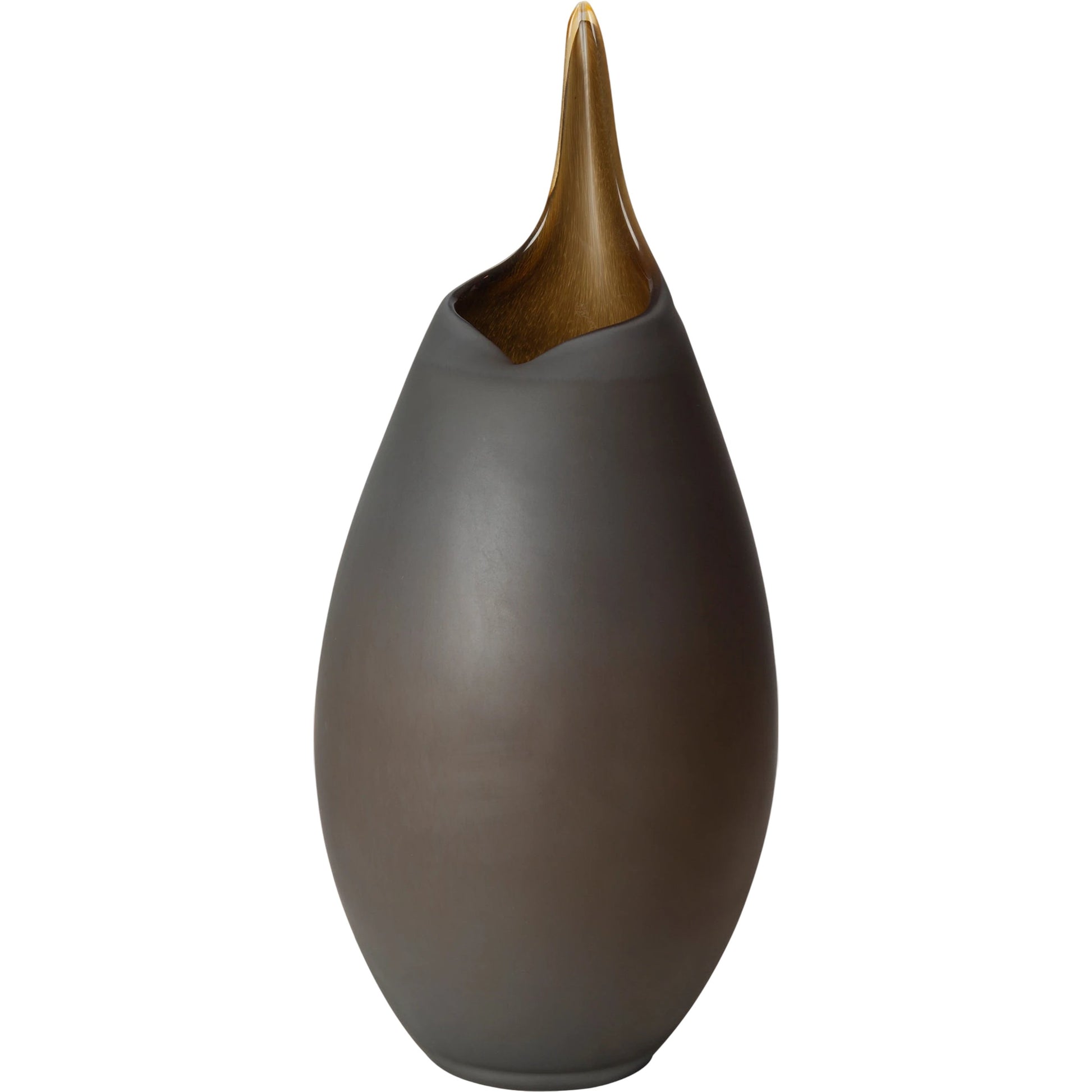 Frosted Vase by Global Views. Made from glass in a modern style.