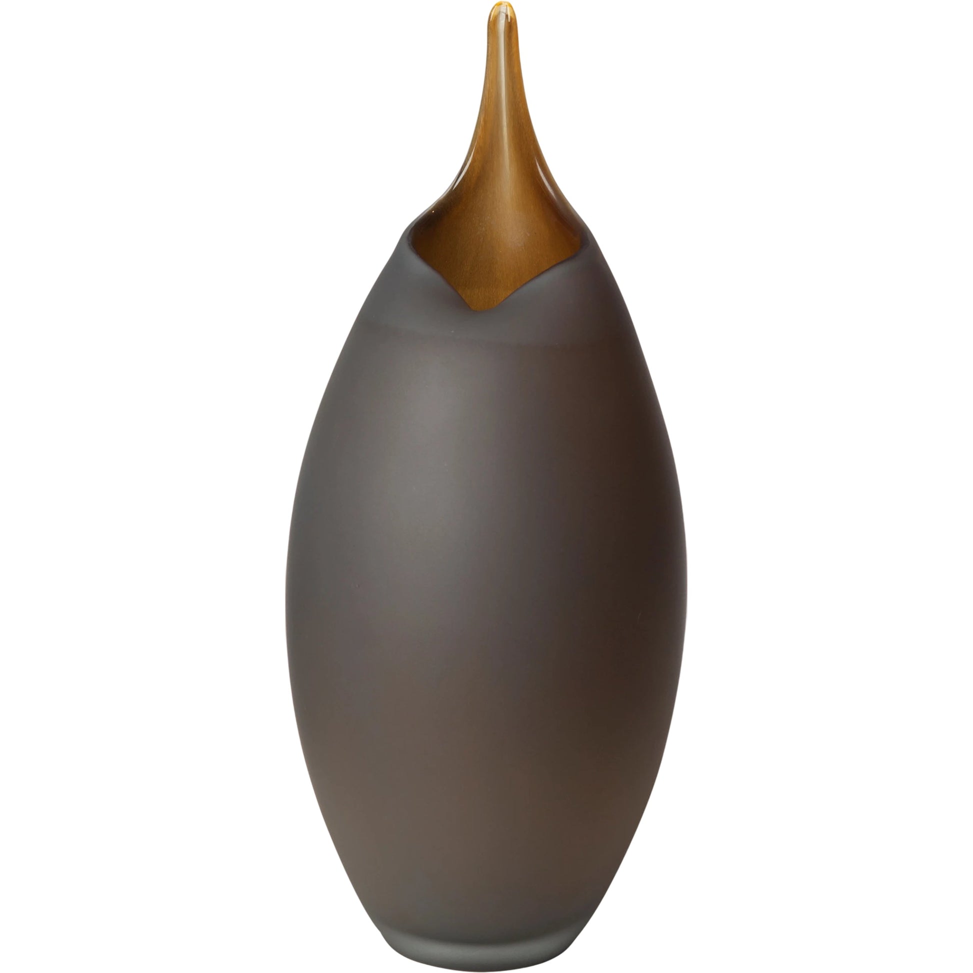 Frosted Vase by Global Views. Made from glass in a modern style.