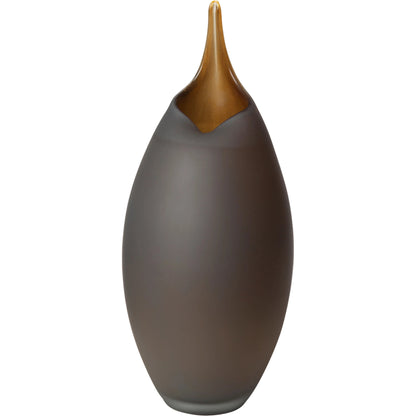 Frosted Vase by Global Views. Made from glass in a modern style.