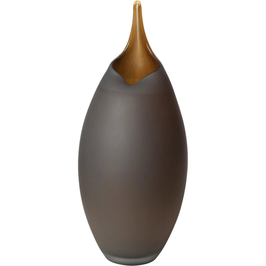 Frosted Vase by Global Views. Made from glass in a modern style.