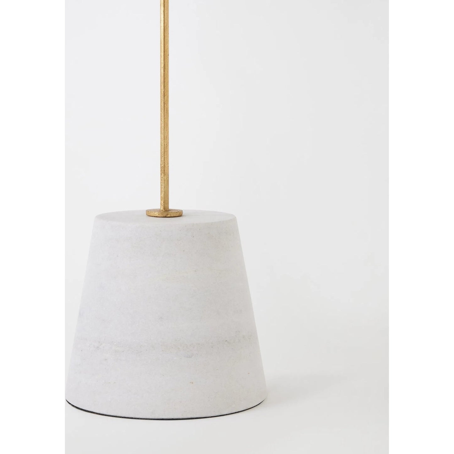 008 SI-2523863 | Closeup | Shells on Marble by Global Views in miter, brass. Made from cast iron, white marble in a coastal style.