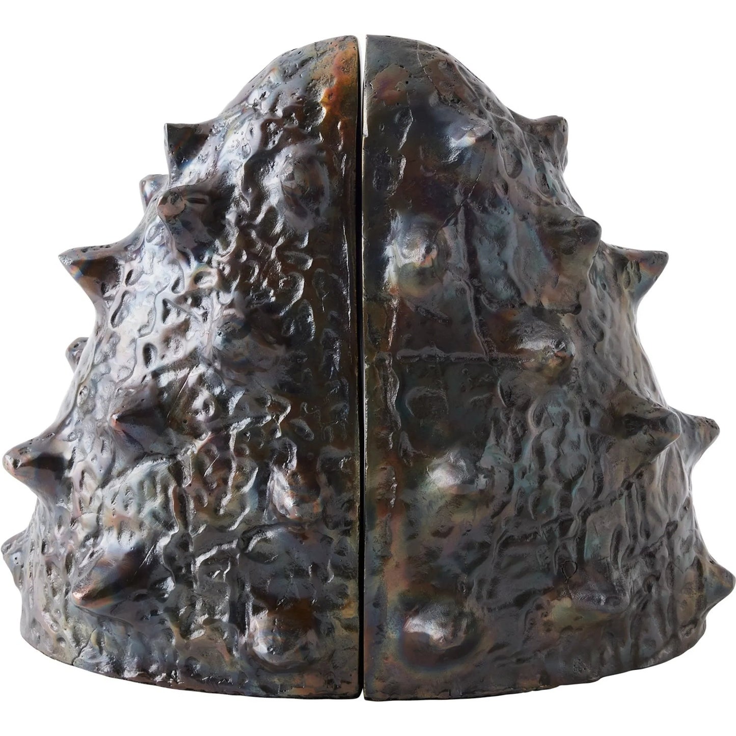 001 SI-2523867 | Primary Silo | Biomorphic Bookends by Global Views in bronze, brass. Made from cast iron in a eclectic & global style.