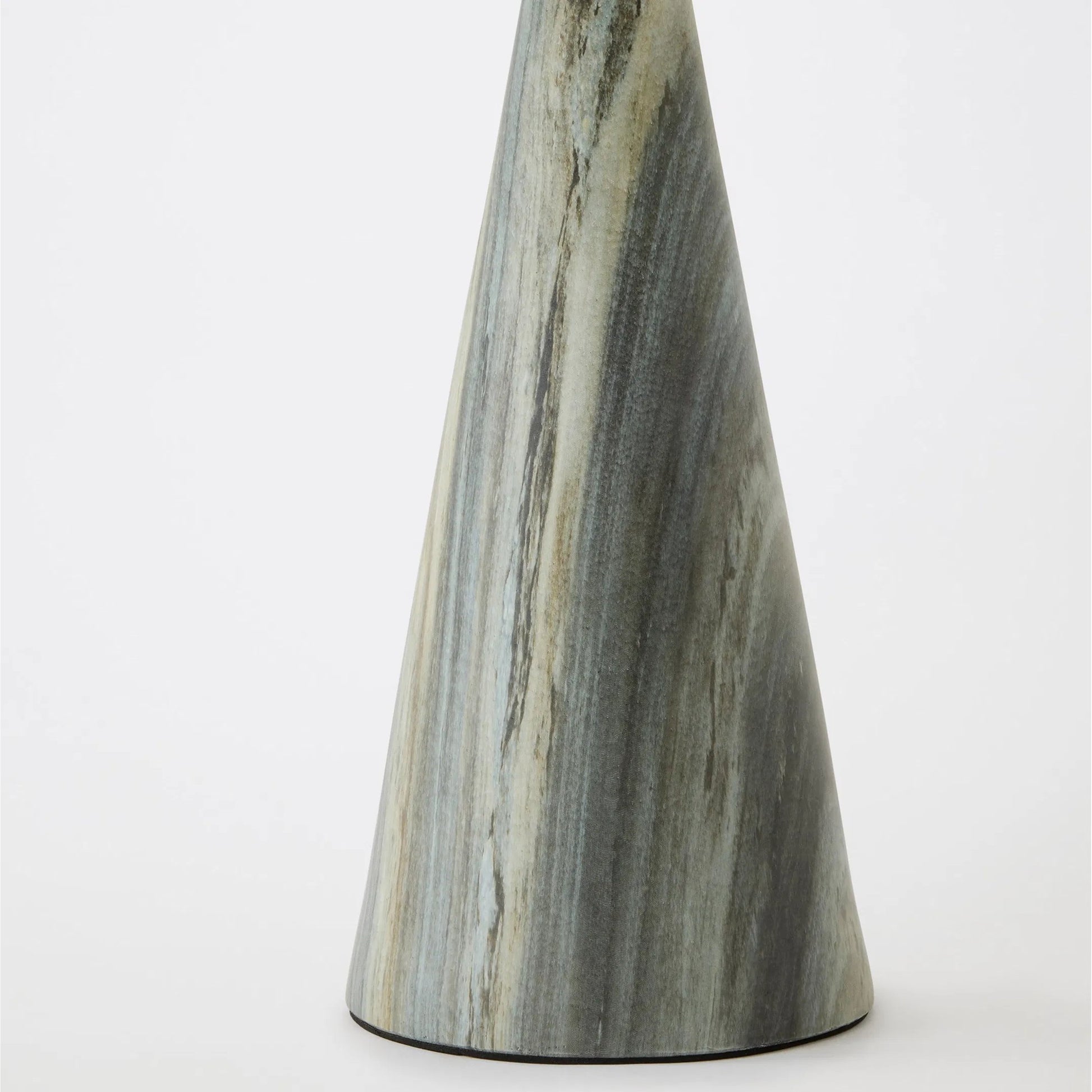 Conical Lamp by Global Views. Made from concrete in a modern style.