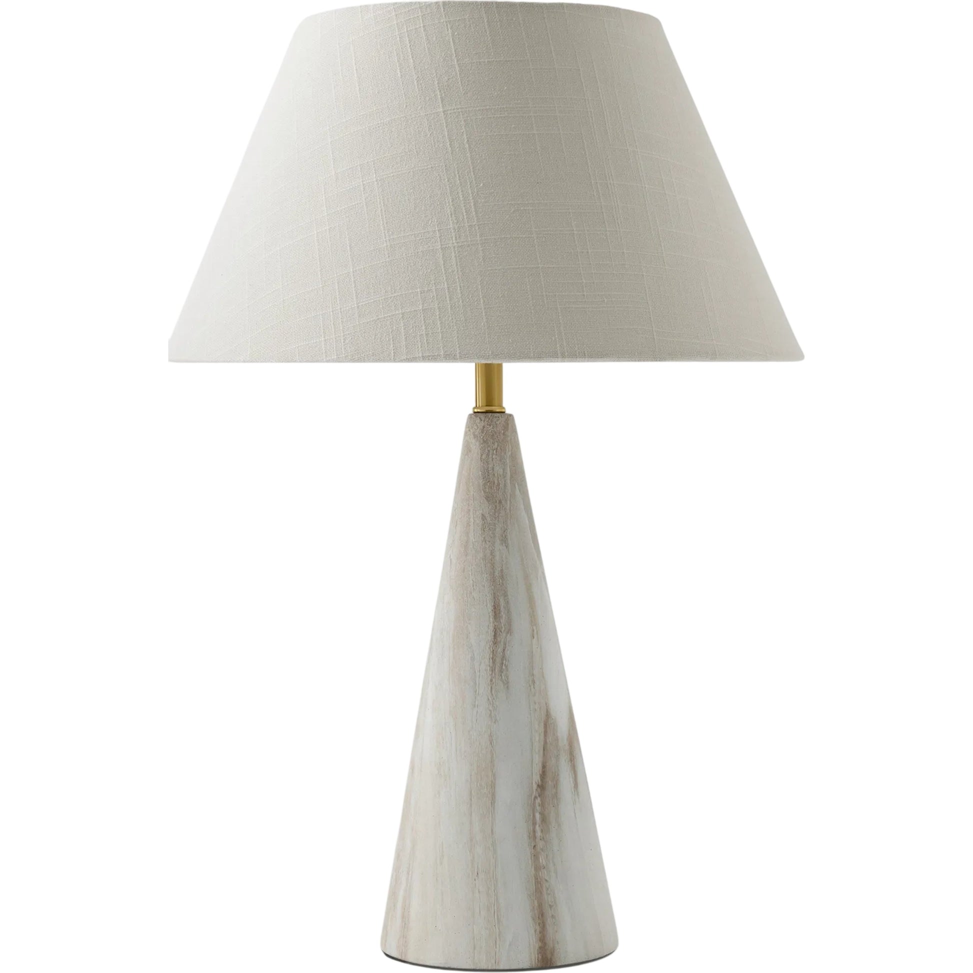 Conical Lamp by Global Views. Made from concrete in a modern style.