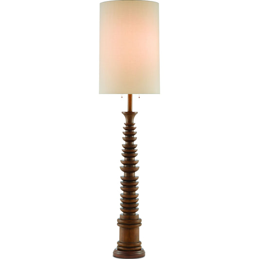 Malayan Floor Lamp by Currey and Company. Made from unique in a modern style.