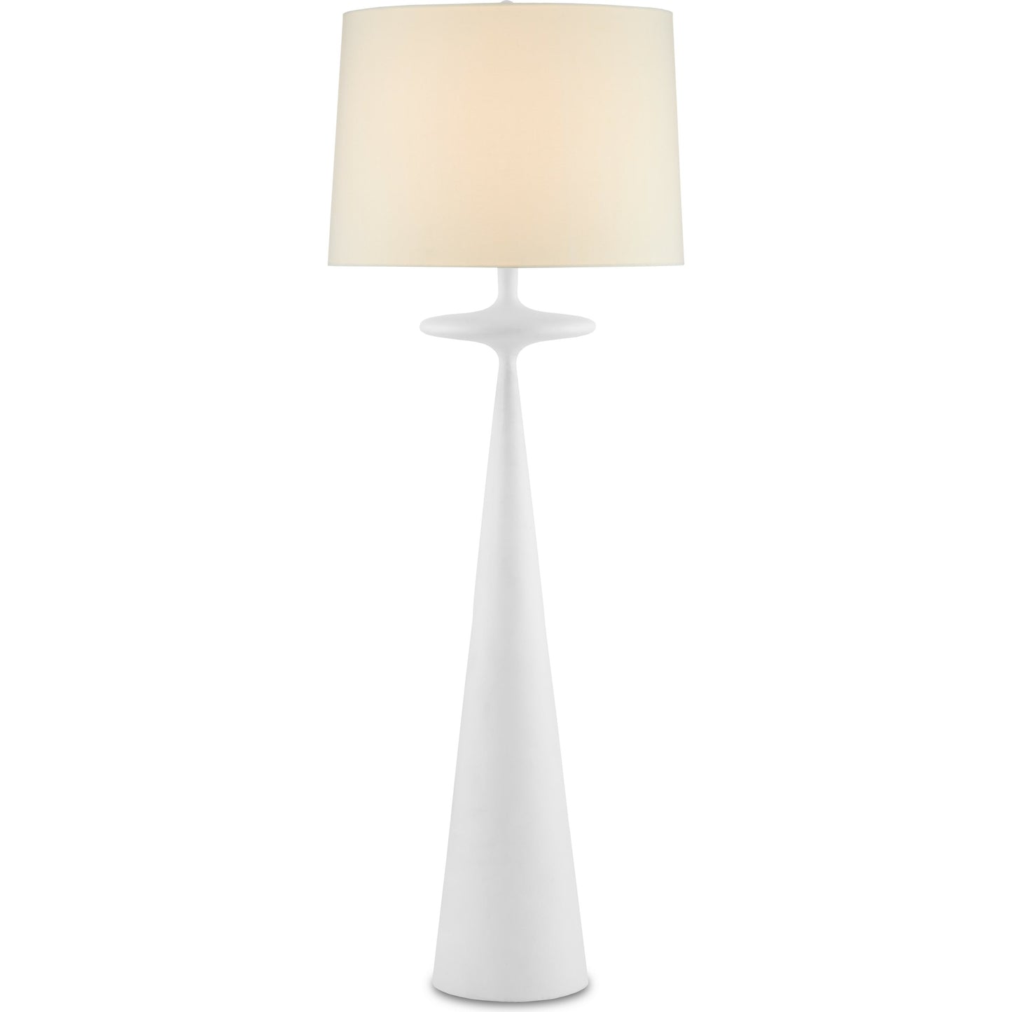 003 SI-1894322 | Additional Silo | Giacomo Floor Lamp by Currey and Company in gesso white. Made from cast aluminum in a modern style.