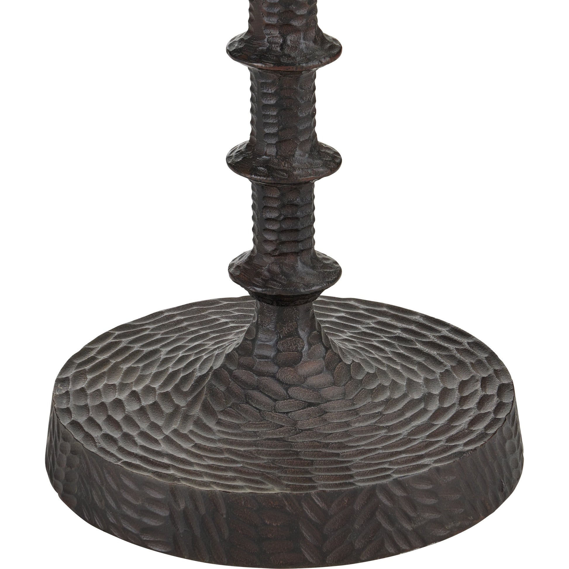 Gallo Floor Lamp by Currey and Company in bronze. Made from cast aluminum in a transitional style.