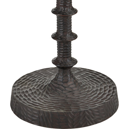 Gallo Floor Lamp by Currey and Company in bronze. Made from cast aluminum in a transitional style.