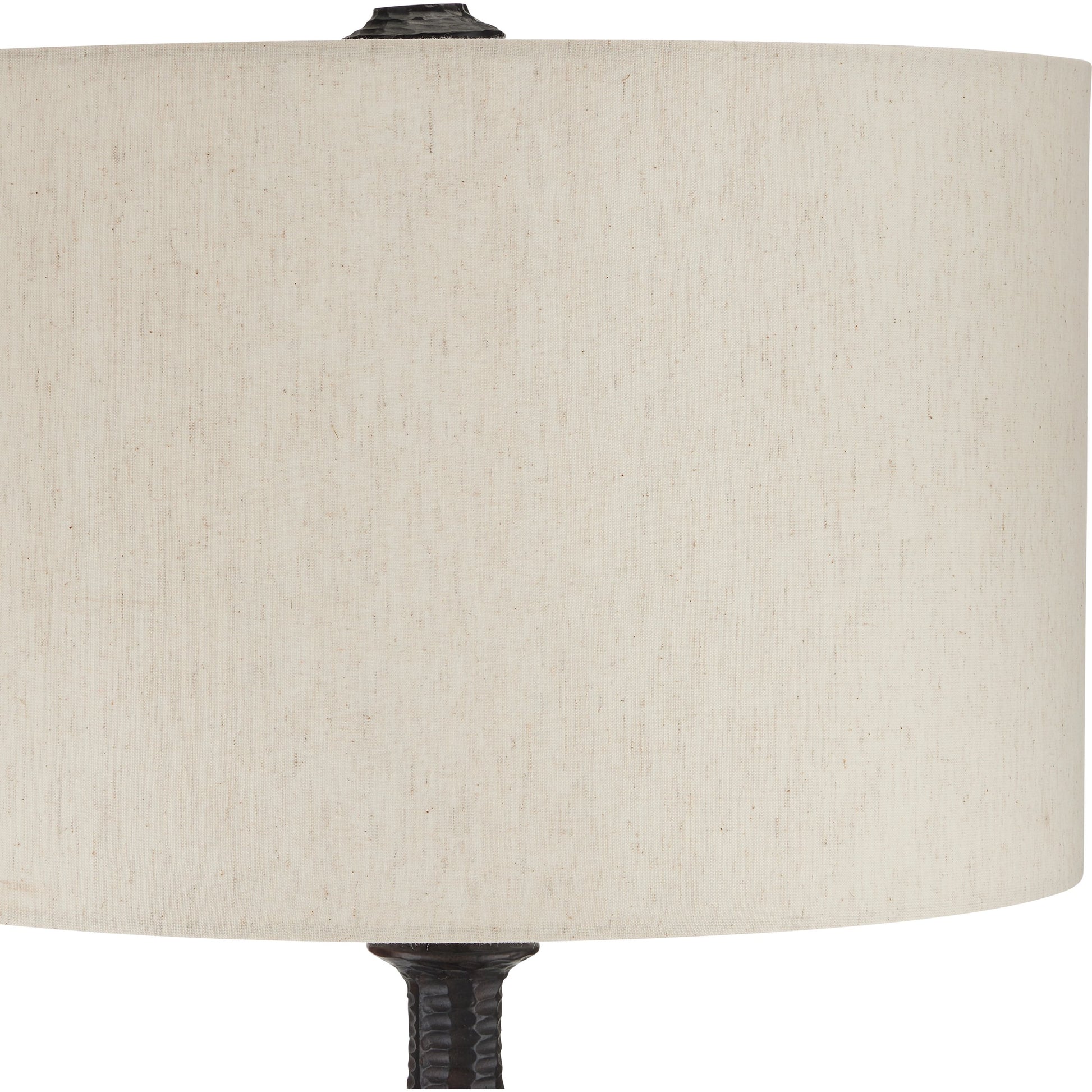 Gallo Floor Lamp by Currey and Company in bronze. Made from cast aluminum in a transitional style.