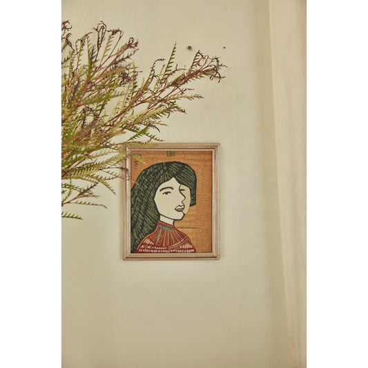 Laelia Wall Art by Accent Decor in multicolor. Made from natural fibers in a modern style.