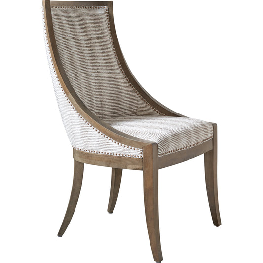 Chamberlain Dining Chair by Lexington in harbor gray. Made from unique in a traditional style.