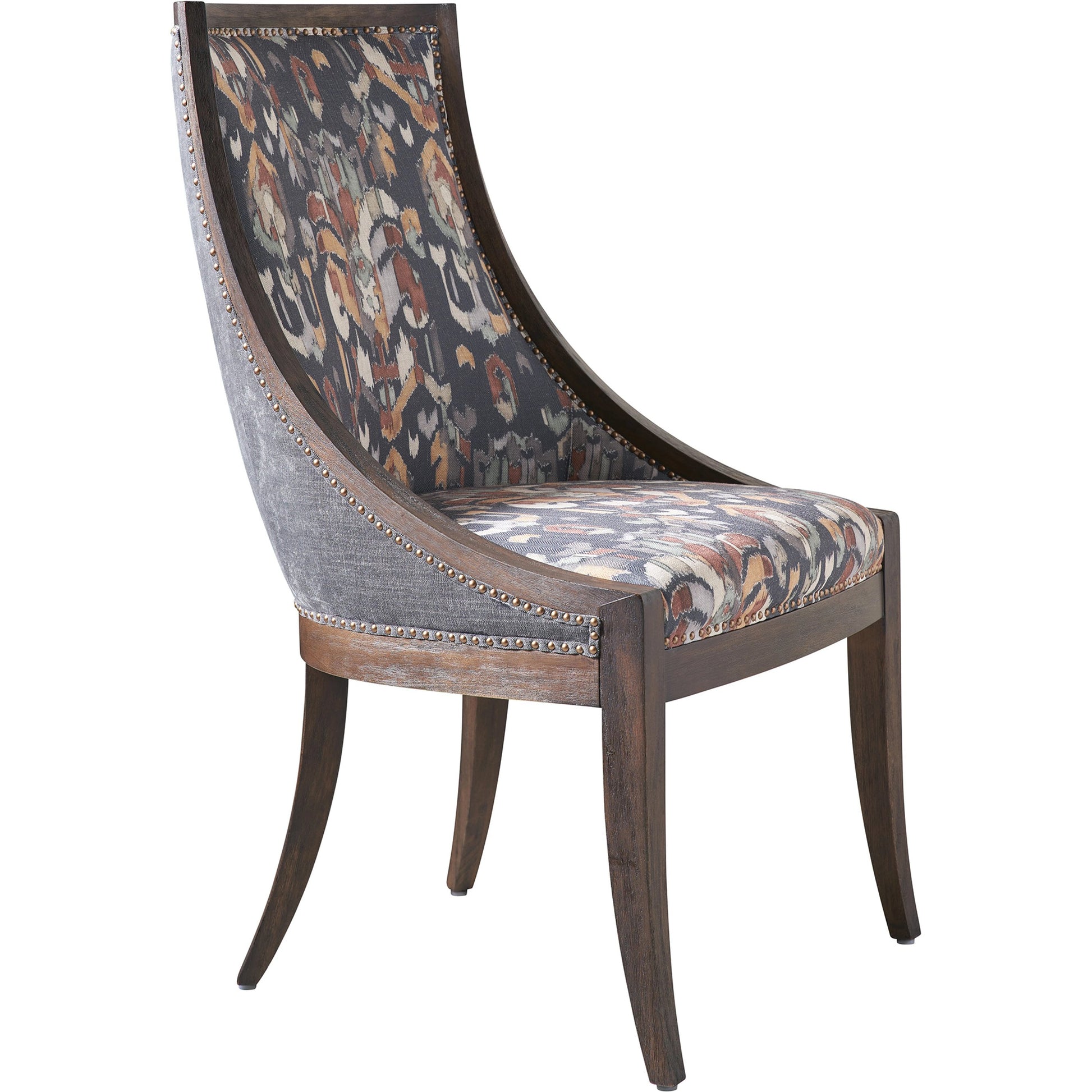 Chamberlain Pattern Dining Chair by Lexington in walnut. Made from unique in a traditional style.