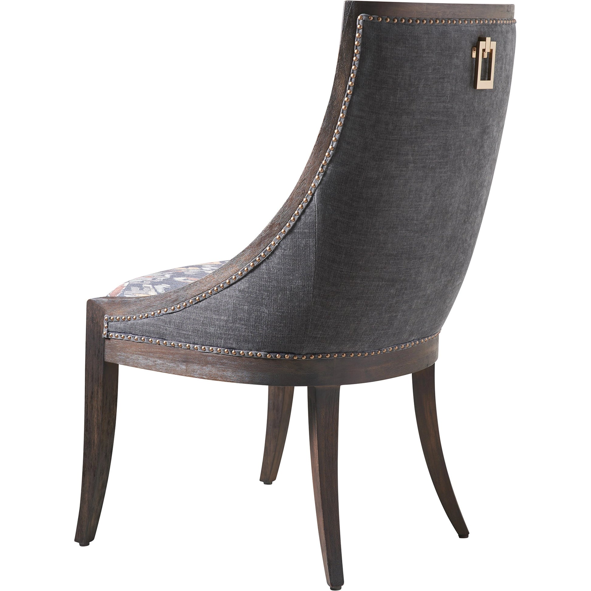 Chamberlain Pattern Dining Chair by Lexington in walnut. Made from unique in a traditional style.