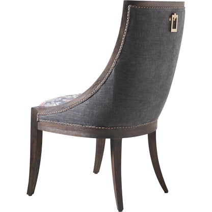 Chamberlain Pattern Dining Chair by Lexington in walnut. Made from unique in a traditional style.