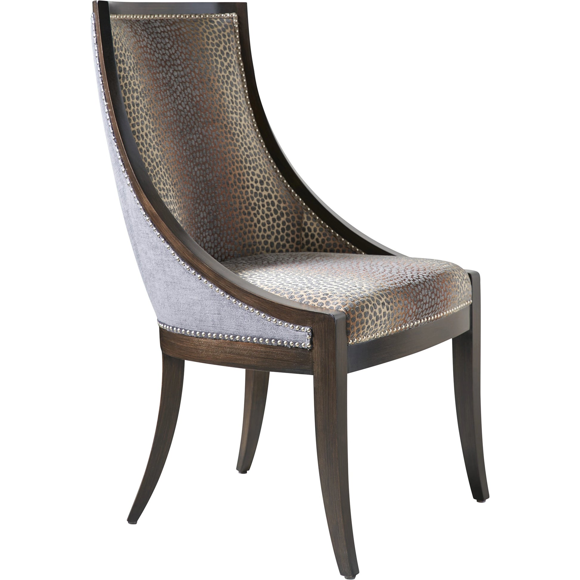 Chamberlain Dining Chair by Lexington in charcoal. Made from unique in a transitional style.