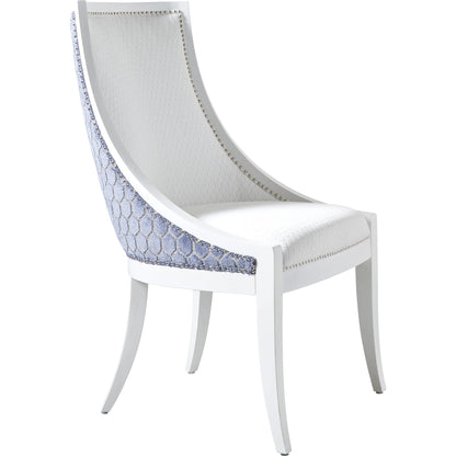 Chamberlain White Dining Chair by Lexington in whitecliff. Made from unique in a traditional style.