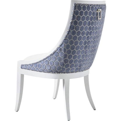 Chamberlain White Dining Chair by Lexington in whitecliff. Made from unique in a traditional style.