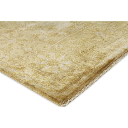 Antique Weave Oushak Rug VIII by Exquisite Rugs in ivory, brown, rust. Made from new zealand wool in a unique style.