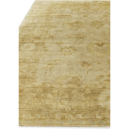 Antique Weave Oushak Rug VIII by Exquisite Rugs in ivory, brown, rust. Made from new zealand wool in a unique style.