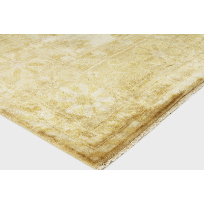 Antique Weave Oushak Rug VIII by Exquisite Rugs in ivory, brown, rust. Made from new zealand wool in a unique style.