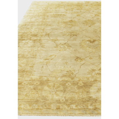 Antique Weave Oushak Rug VIII by Exquisite Rugs in ivory, brown, rust. Made from new zealand wool in a unique style.