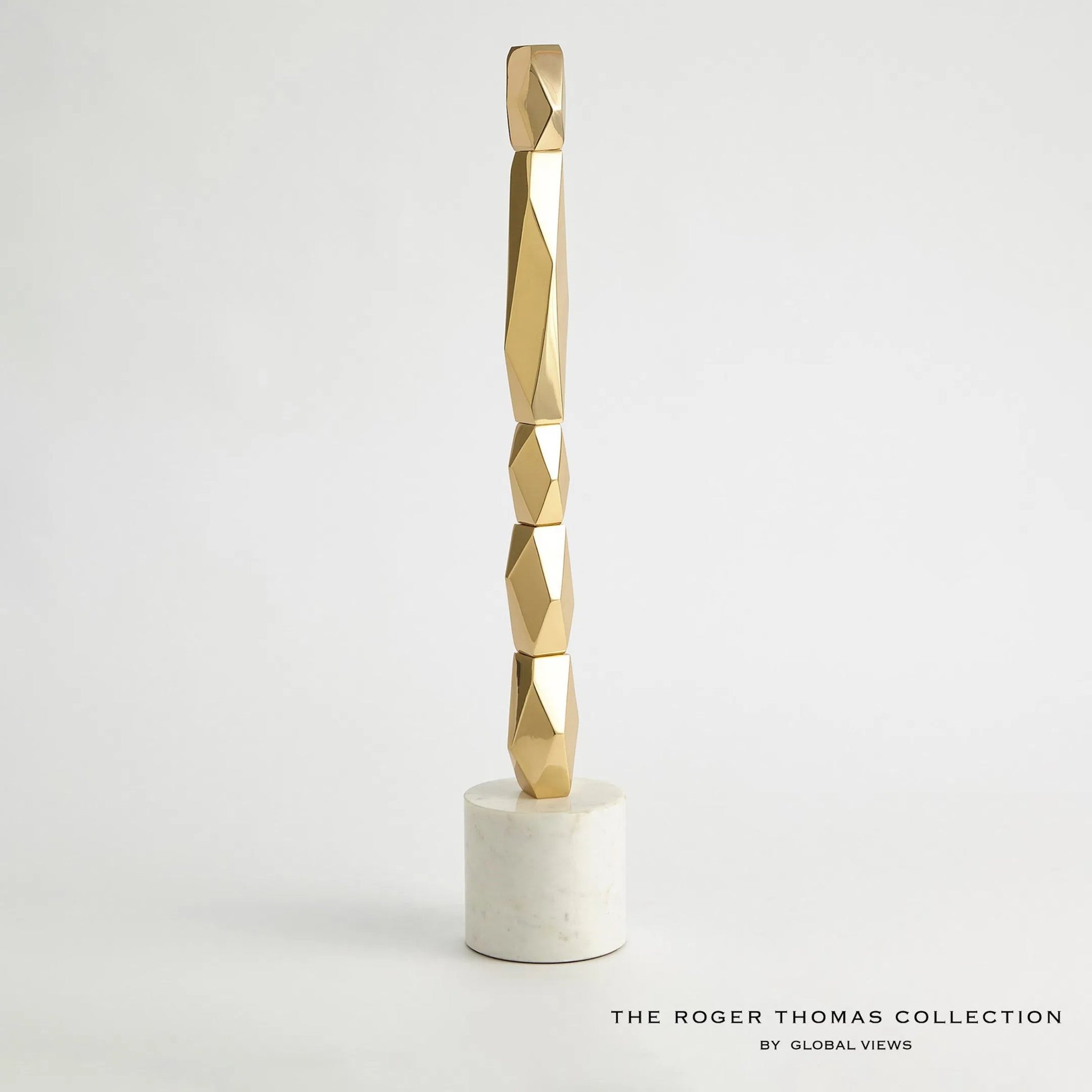 Facet Block Sculpture by Global Views. Made from unique in a unique style.
