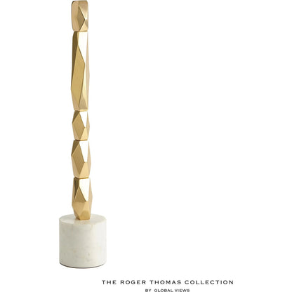 Facet Block Sculpture by Global Views. Made from unique in a unique style.