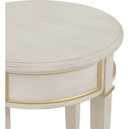 Matteo Linea Round Drink Table by Fairfield Chair. Made from beech solids, veneers in a unique style.