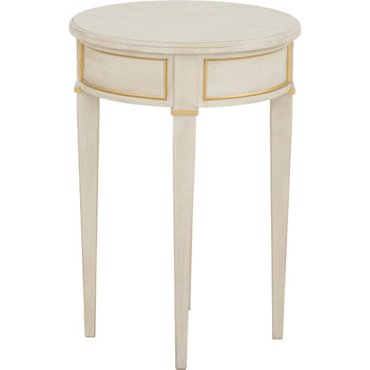 Matteo Linea Round Drink Table by Fairfield Chair. Made from beech solids, veneers in a unique style.