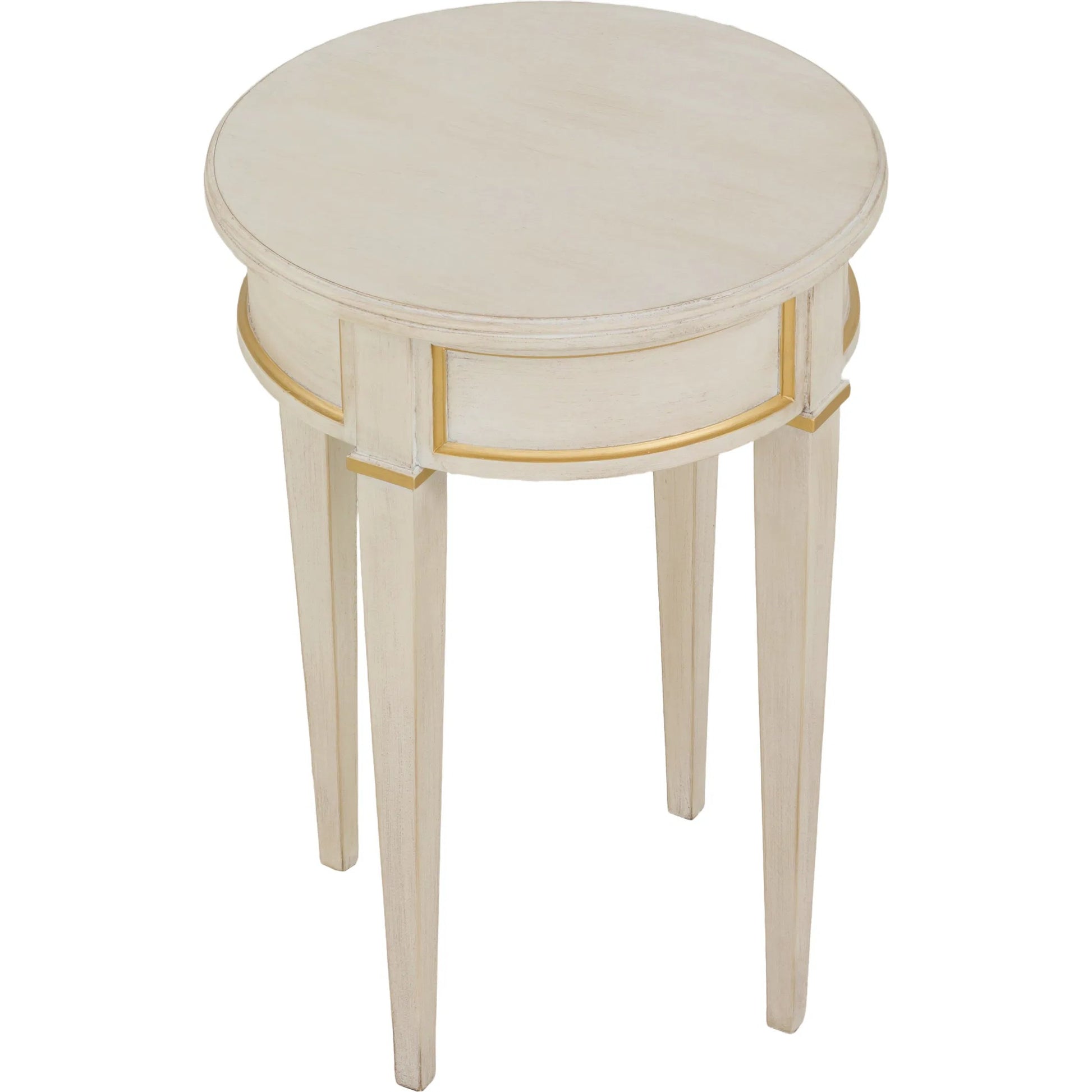 Matteo Linea Round Drink Table by Fairfield Chair. Made from beech solids, veneers in a unique style.