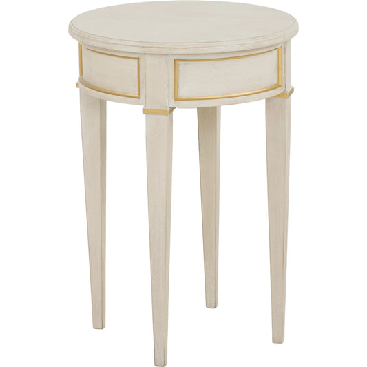 Matteo Linea Round Drink Table by Fairfield Chair. Made from beech solids, veneers in a unique style.