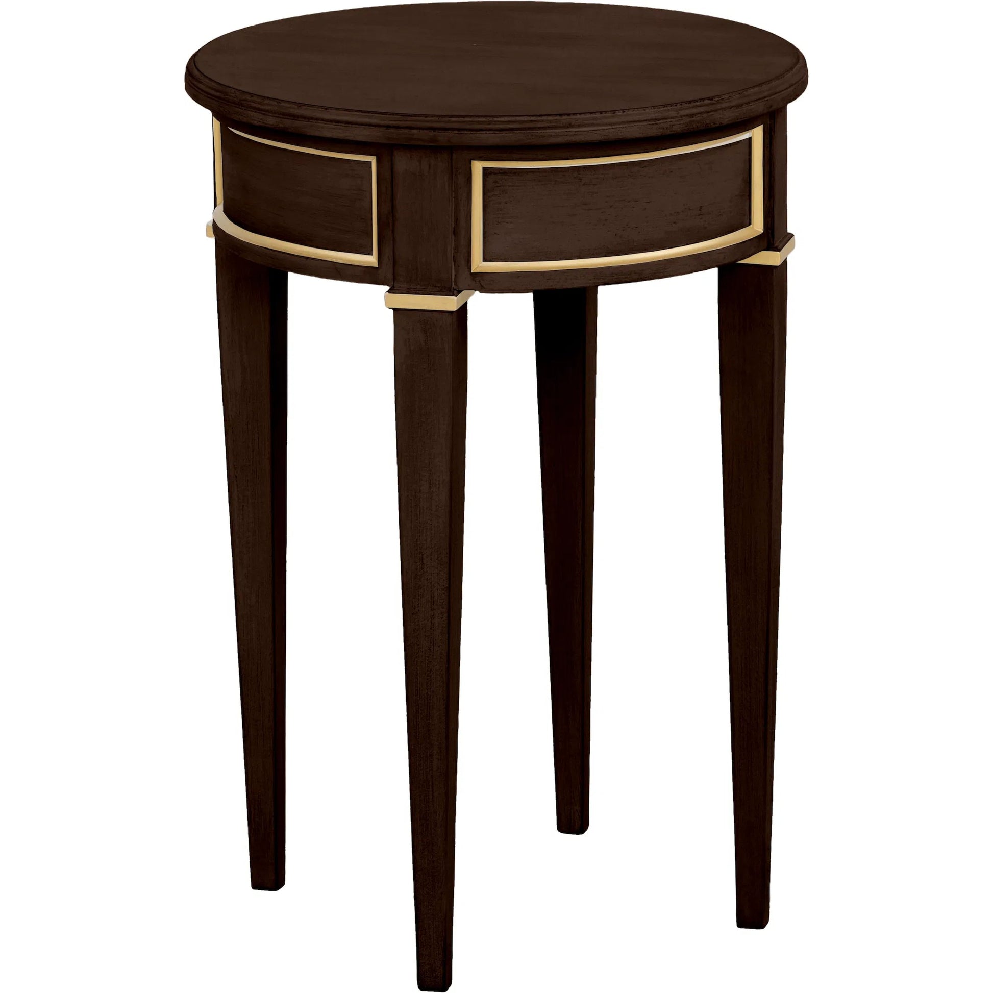 Matteo Linea Round Drink Table by Fairfield Chair. Made from beech solids, veneers in a unique style.