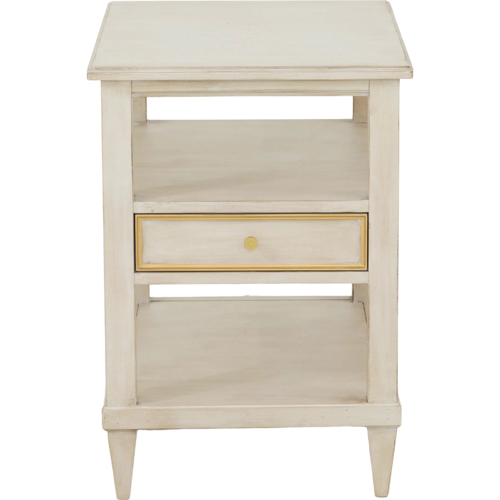 Matteo Linea Rectangle 1-Drawer Open End Table by Fairfield Chair. Made from beech solids, veneers in a unique style.