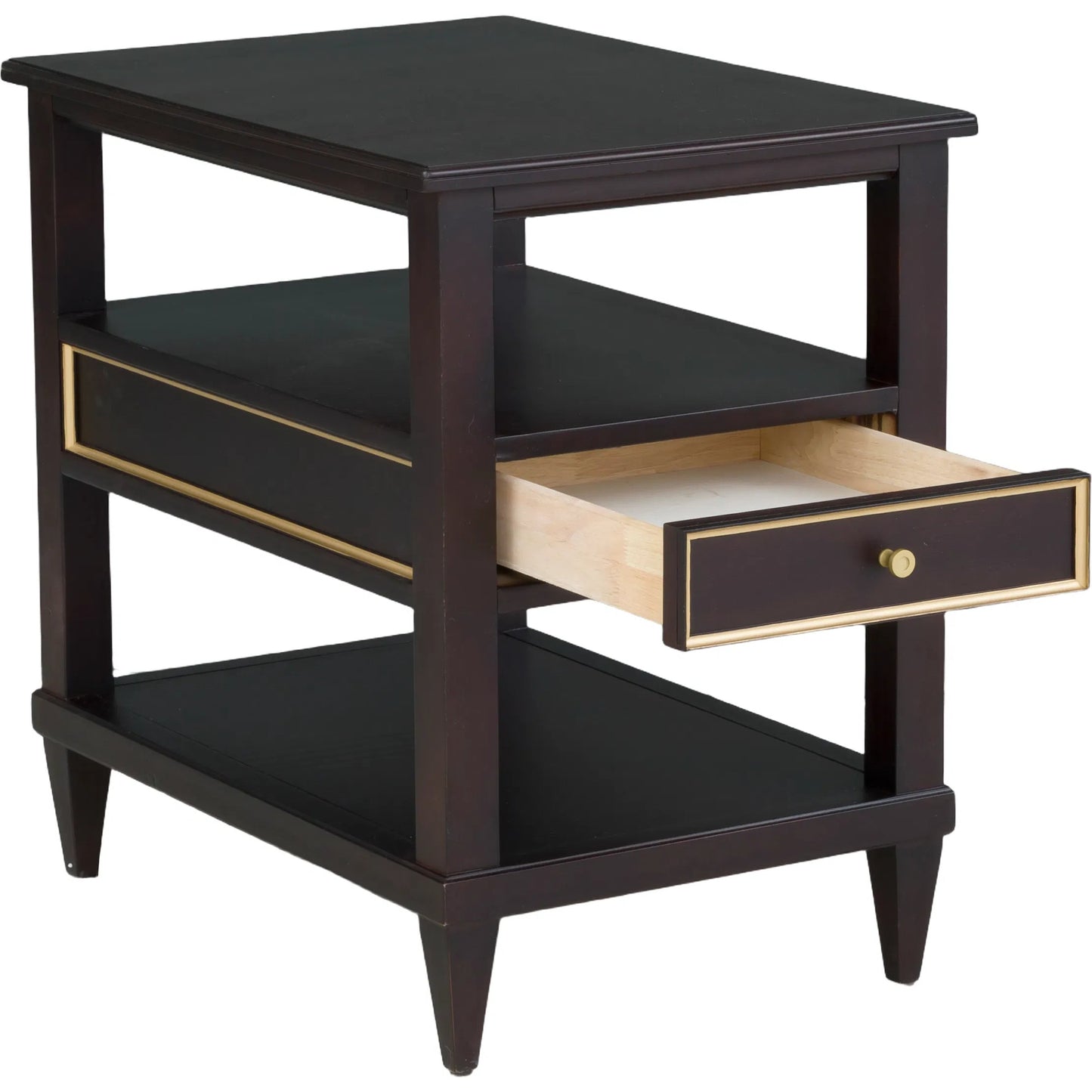 008 SI-2636082 | Additional Silo | Matteo Linea Rectangle 1-Drawer Open End Table by Fairfield Chair. Made from beech solids, veneers in a unique style.